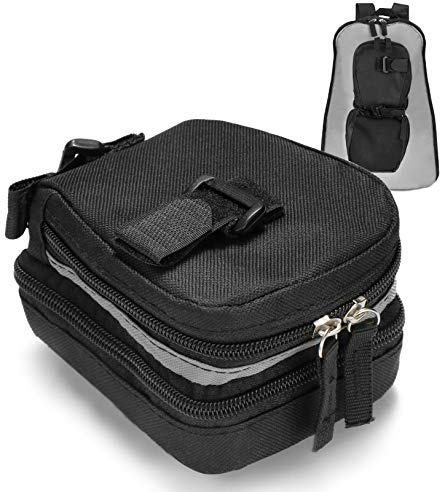 com-four® Satteltasche für Fahrrad, Fahrrad-Satteltasche | 2in1 Fahrradtasche Sattel für MTB - Rennrad - Citybike