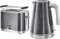 Russell Hobbs GeoSteel Frühstückset Toaster, Wasserkocher und Kaffeemaschine