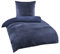 Winter Bettwäsche Cashmere Touch 100% Microfaser Uni und Uni Wende in 4 Größen und 8 Farben, 155x220 80x80 cm Blau