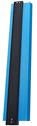 Profilo di profilo contorno Duplicatore Duplicatore 20 pollici Misura Modello righello Forme irregolari per la lavorazione del legno La riproduzione accurata delle forme irregolari ( Color : Blue )