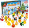 Encham Gummiente Quietsche Ente gelb Quietscheente Badeente Mini Duck Figuren Miniatur Enten kleine Enten Geschenke für Kleinkinder Jungen Mädchen