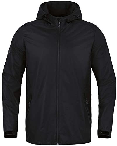 JAKO Allround Allwetterjacke Hell schwarz, 4XL Herren