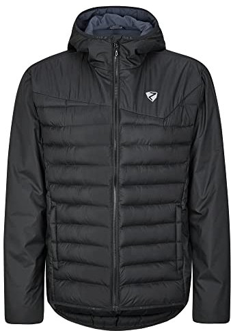 Ziener Herren NANTANO Wärme-Jacke Outdoor/Skitour | winddicht, Wolle, PFC frei, black, 60