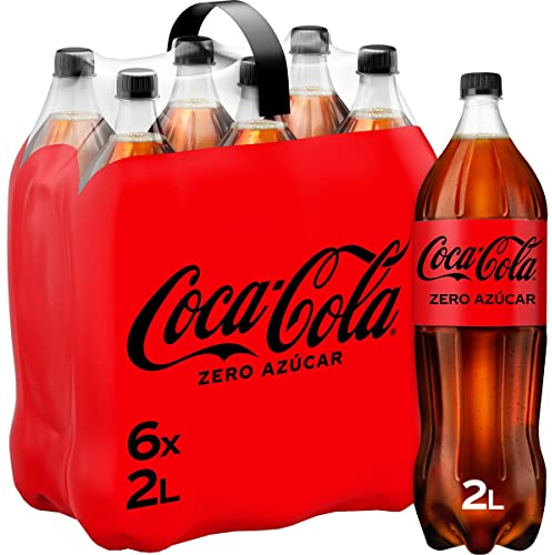 COCA-COLA ZERO sucre soda à la queue pack 6 bouteilles 2 l