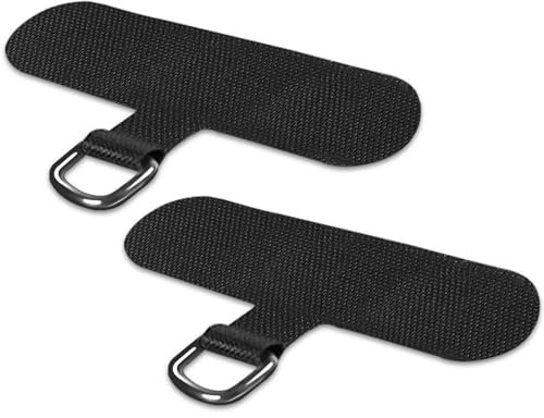 TACOMEGE Handy-Haltegurt für iPhone, Handy-Schlüsselband-Patch, Handy-Gurt-Ersatzteil für alle kompletten Handyhüllen (schwarz)