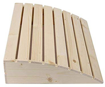 PATKAW Oreiller De Cou en Bois Appui-tête en Bois Oreiller D'appui-tête De Sauna Accessoires De Sauna à Vapeur Dossier De Sauna Fournitures De Sauna Bambou Coussin De Pin Blanc