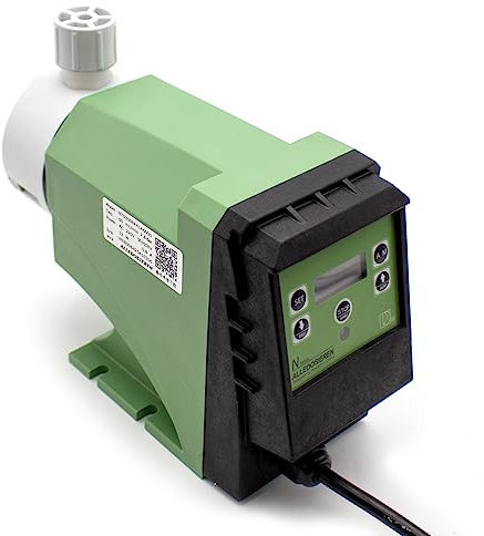 LeTkingok Pompe à Membrane électromagnétique 220V G/2'', Pompe Doseuse Pompe Doseuse Résistante Aux Acides Et Aux Alcalis Petite Pompe à Eau 12W 16W 30W (3.6LPH 7.8Bar)