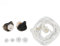 KZ X HBB PR2 1DD 4BA Hybrid Driver In Ear Auriculares de Alta Fidelidad con Placa Frontal de Acero Inoxidable, Cable Desmontable Chapado en Oro de 2 Pines de 0,75 Mm, Auricular