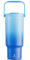Meoky 40 oz Tumbler with Handle and Straw, Insulated Water Bottle, Stainless Steel Travel Mug, Keeps Cold for 34 Hours, 100% Leak Proof, Fits in Car Cup Holder (Sky)