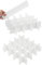 Flytianmy 18 Piezas Separadores de Cajones, Ajustable Organizador de Cajones para Sujetador, Calcetines, Ropa Interior, Oficina, Cocina, Dormitorio y Tocador Blanco