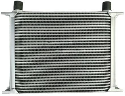 Refroidisseur d'huile universel 30 rangées AN10 argent entièrement en aluminium pour transmission de moteur