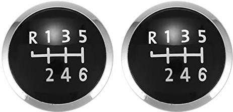 2 x 6-Gang-Schaltknauf-Emblem-Abdeckkappe für Transporter T5/T6 MK5 MK6