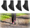 4 Stück Nordic Walking Stöcke Gummipuffe, Walking Stöcke Gummipuffer, Gummipuffer Für Wanderstöcke, Walking Pads Für Trekking Asphalt Kies Gebirge Mit Durchmesser 10mm