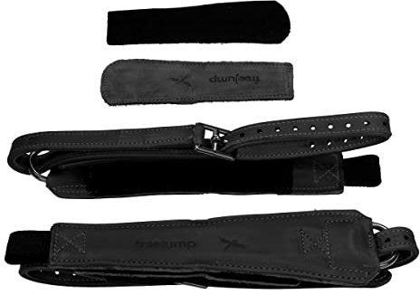 Freejump Steigbügelriemen Pro Grip Schwarz - L