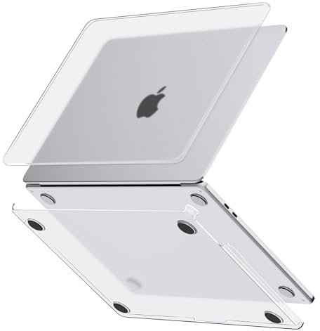 GPXIIZ Hülle Kompatibel mit MacBook Pro 13 Zoll Touch Bar M2 M1 Schutzhülle 2022-2016 Freisetzung A2338 A2289 A2251 A1706 A1708 A1989 A2159, Ultradünne Hartschale Snap Case Cover 13,3, Matte Clear