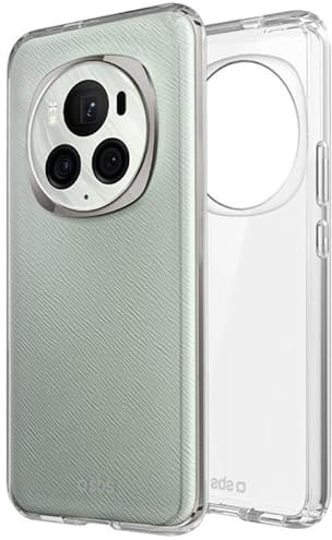 Oprimio Kristallklar Hülle für Honor Magic 6 Pro [Silikon Hülle] [%100 Durchsichtig] [Deutsche Material] Ultra Dünne Klar Handyhülle für Honor Magic6 Pro