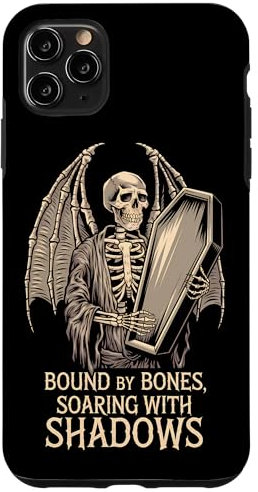 iPhone 11 Pro Max Satanic Skeleton Coffin Goth Skull Case