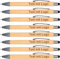 StillRich® hochwertiges Bambus Kugelschreiber Set mit Gravur | 10 Stück | mit Touchpoint | inkl. Logo & Textgravur | lustige Sprüche für das Büro, Hochzeit oder als Werbeartikel