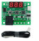 Termostato digital de control de temperatura W1209 de 12 V con precisión fiable y respuesta rápida (luz roja)