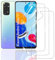 HonJenSeoa Protector de pantalla de película de hidrogel para Xiaomi Redmi Note 11, 3 Piezas película protectora de TPU suave transparente HD Curva 3D de Cobertura Completa Sin Burbujas