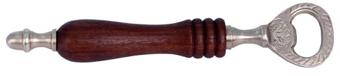 The Unltd India Nautical Brass Bottle Opener, Antique Handmade Cap Lifter for Home Kitchen, Bar, Hotel, Office, Unique Gift for Boss and Birthday (Brown-2)