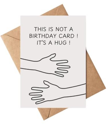 Lavender in Life LIL Postkarte mit Umschlag Birthday Hug Glückwünsche zum Geburtstag, Geburtstagskarte