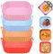 22CM Air Fryer Accessoires, 4 Pièces Moule Silicone Air Fryer, Réutilisable Friteuse Air Chaud Silicone Papier