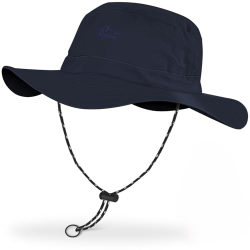 BROTOU Sonnenhut Herren Damen, UV-Schutz UPF 50+ Boonie Hut mit Breiter Krempe, Faltbar Safari Hut Wanderhut Sonnenschutz & Wasserdicht Wanderhut Buschhut Sommerhut für Outdoor und Bergsport