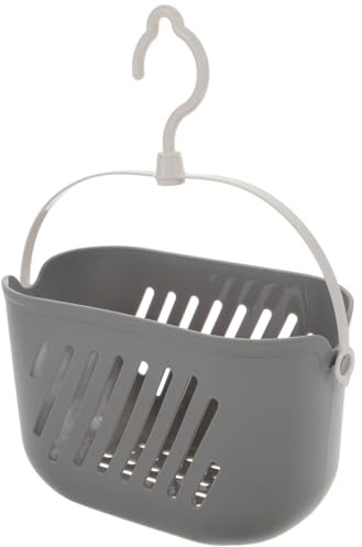 Baluue Hanging Shower Caddy Portable Plastic Organizer Storage Basket with Handle, Waterproof Bath Organizer With Drain Design for Bathroom, College Dorm Room Kitchen