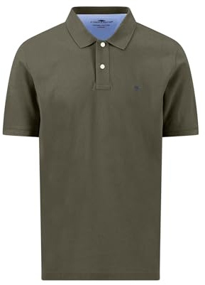 FYNCH-HATTON Poloshirt aus Baumwolle mit strukturierter Oberfläche