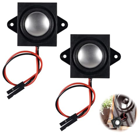 Wcawnlt 2 Stück Lautsprecher 3 Watt 4 Ohm Mini-Lautsprecher Mikro-Lautsprecher Boxen mit JST-PH2.0 Anschluss für Kleine Elektronische Projekte Werbemaschinen LCD Fernseher Monitore
