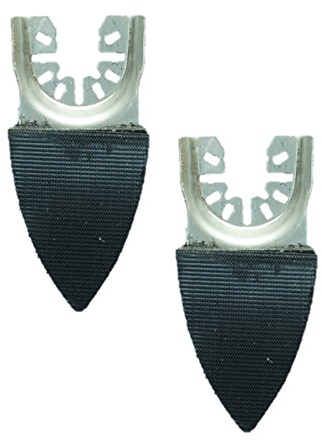 2 x TopsTools FAFSP_2 50mm x 35mm Small Finger Sanding Pads Compatible with Dewalt Stanley Black and Decker Bosch Fein (Non-StarLock) Makita Milwaukee Parkside Ryobi Worx (Fast Change) Multitool
