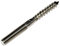 rohrfix-24 5 Stück Edelstahl Stockschrauben M10 x 80 mm