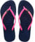 Havaianas Slim Brasil Logo, Infradito Donna, Navy Blue, 35/36 EU