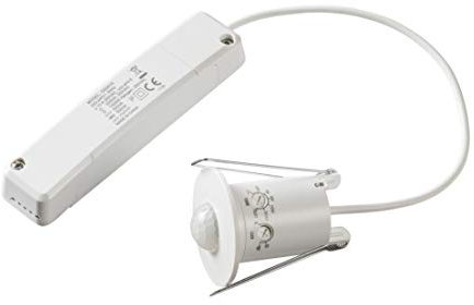 Knightsbridge Mini Recessed PIR, Ploycarbonate White