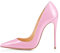 EDEFS Scarpe con Tacco Donna,Tacco a Spillo Alto,Scarpe Punta Chiusa Donna Pink Taglia EU44