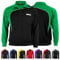 OMKA Herren Premium Leichtgewicht Sportjacke – Atmungsaktiv, Feuchtigkeitsableitend, Fleece-Innenfutter für Fußball, Training, Fitness, Jogging und Sportaktivitäten