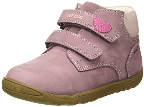 Geox Baby - Mädchen B Macchia Girl Erste Schritte, Dk Pink, 22 EU