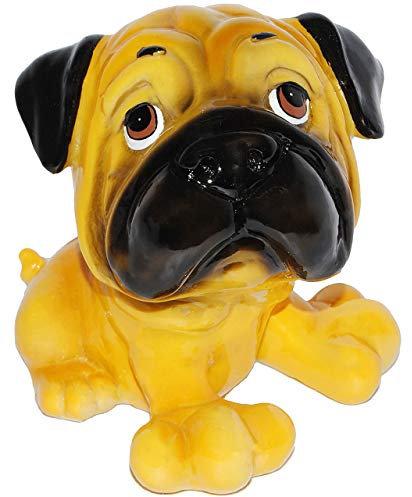 alles-meine.de GmbH Spardose - Hund - Mops/englische Bulldoge/Dogge - stabile Sparbüchse aus Kunstharz - Hundewelpe - Comic Hunde/Hundeschule - Sparschwein - lustig witzig ..