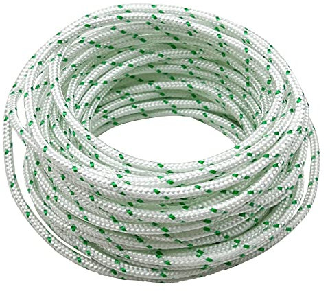 Replacement Recoil Starter Rope Pull Cord for Craftsman Husqvarna STHIL Sears Poulan Chainsaw Lawn Mower Trimmer Edger Brush Cutter Engine Parts