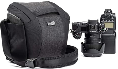 Think Tank - SpeedTop Crossbody 10 - Kameratasche mit Magnetdeckel - Umhängetasche - Schwarz/Grau