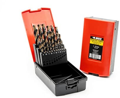 POWER - Set di punte elicoidali BAER 1-13 mm, set di punte per trapano in acciaio inox VA INOX