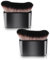 Amabro Lot de 2 pinceaux de maquillage plats pour fond de teint, blush, crème solaire, pinceau kabuki pour estomper la crème liquide, la poudre, les cosmétiques, le bronzage, le polissage des contours