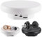 360° Electric Rotating Platform with Type-C Cable, 6.3in / 15lb Motorized Rotating Display for Jewelry Photography Products Live Show Video shoot, Mushroom Rotating Stand for 3D Model Cake White