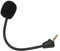Game-Mikrofon-Ersatz, für Hyper X Cloud II Wireless Cloud Core Cloud Pro Silver Cloudx, Abnehmbarer 3,5-mm-Kopfhörer-Mikrofongalgen
