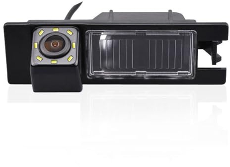 8 LEDs Nachtsicht Einparkkamera HD Rückfahrkamera Ersatz für Opel Vectra C/Astra H/Corsa D/Zafira B/Tigra Meriva A/Insignia/Opel Insignia Tourer/Opel Vauxhall Signum/FIAT Grande Punto/FIAT Bravo