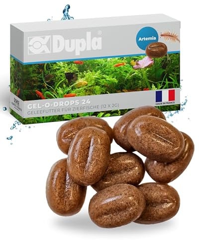 Dupla Zierfischfutter Gel-o-Drops Artemia - 12x 2 g - die enthaltenen ausgewachsenen Salinenkrebse sind reich an Proteinen