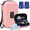 HIMDUZE Borsa termica da viaggio per insulina, approvata TSA, portatile, per farmaci diabetici, Con display Fahrenheit, organizer per farmaci refrigerati con 2 confezioni di ghiaccio