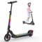 EVERCROSS EV06C Elektroscooter, 6,5'' Faltbarer E Scooter für Kinder 6-12 Jahren, bis zu 15 km/h & 8 km, LED Display, Bunte Leuchten, Leichter Elektroroller Kinder