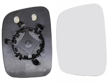 Bohaner Ersatz Spiegelglas für VW Transporter T5 2003-2009 Caddy 2004-2015 Außenspiegel Glas Umkehrlinse Rückfahrglas Spiegel Ersatzspiegelglas Beheizbar Seitenspiegel Glas (Links)